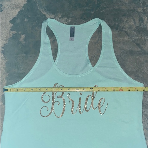Mint Green Bride Tank Top - Picture 5 of 5